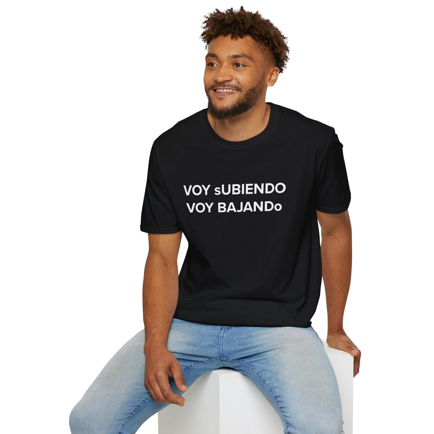 VOY sUBIENDO VOY BAJANDo Unisex Softstyle T-Shirt