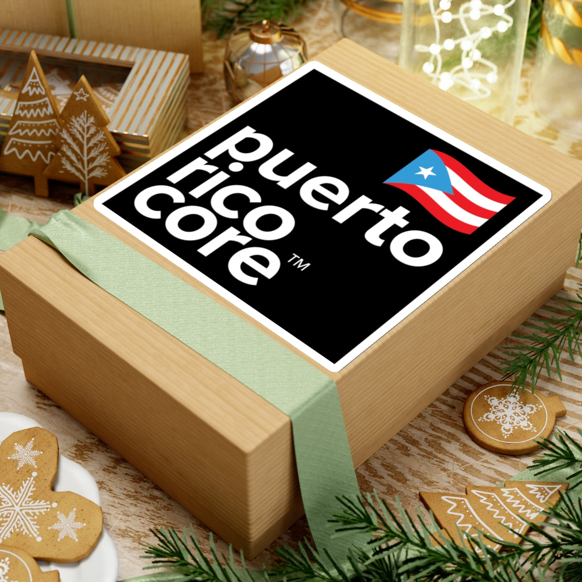 puerto rico core™ Kiss-Cut Stickers