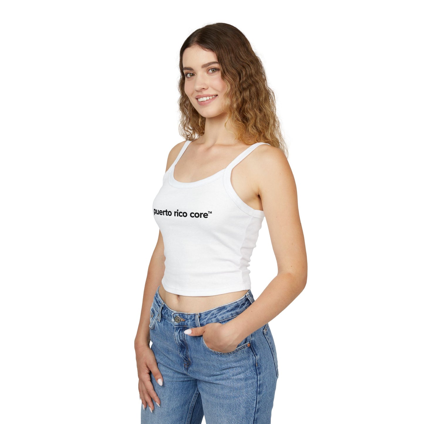 puerto rico core™ Spaghetti Strap Tank Top