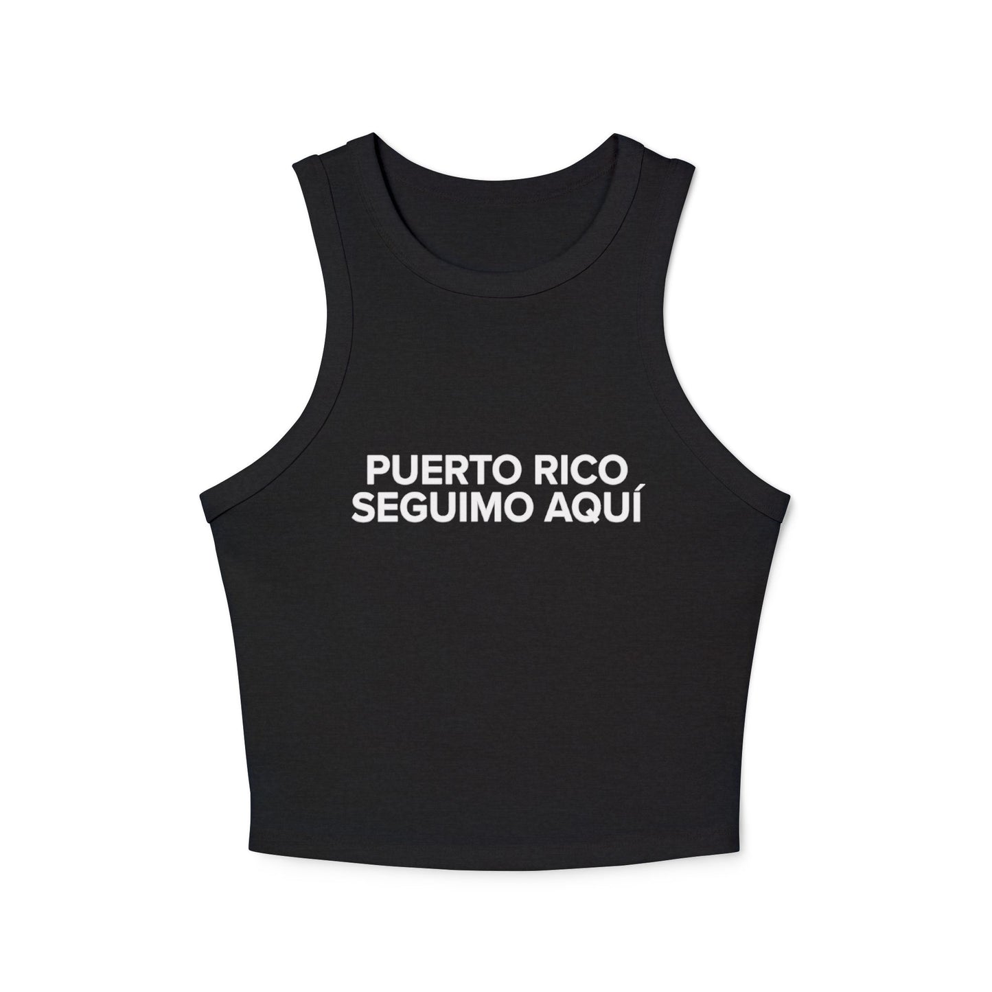 PUERTO RICO SEGUIMO AQUÍ Racer Tank Top